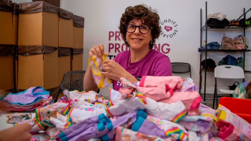 This CNN Hero solves an often invisible problem by providing 'Undies for Everyone' | CNN - NewsOpener