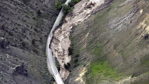 Parts of Yellowstone National Park may stay closed for 'substantial length of time' after severe flooding | CNN - NewsOpener The highway between Gardiner and Mammoth was washed out by rapidly moving floodwaters.
