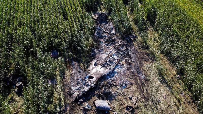 Scenes of devastation after plane carrying military munitions crashes in Greece, killing eight people | CNN - NewsOpener