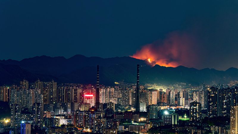 Wildfires rage as China's Chongqing suffers unrelenting record heat wave | CNN - NewsOpener
