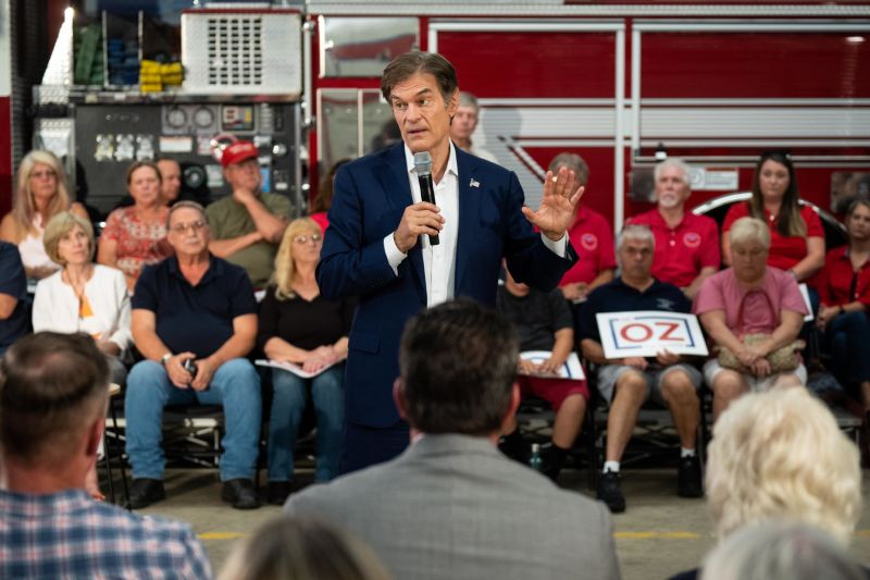 In Pennsylvania, Oz needs to energize rural voters who spurned him in the primary | CNN Politics - NewsOpener
