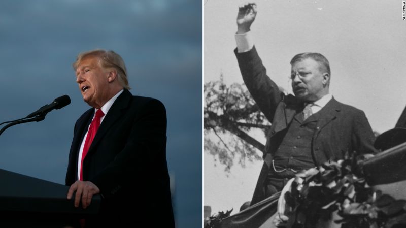 How Teddy Roosevelt offers an 'ominous' lesson for Trump and the GOP in 2024 | CNN Politics - NewsOpener