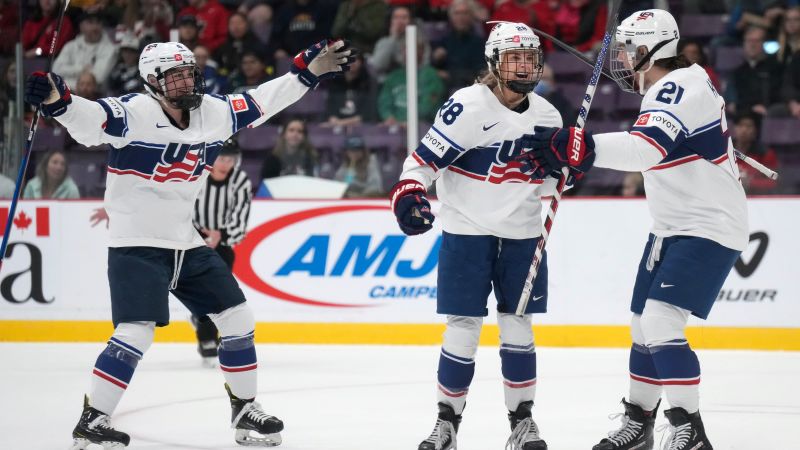 US to face Canada in women's world ice hockey final | CNN