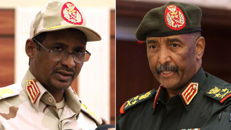 Rival Generals Are Battling For Control In Sudan A Simple Guide To The