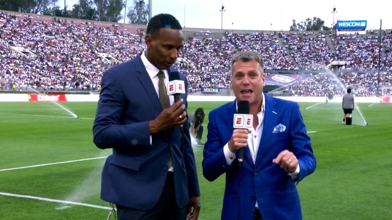 ESPN soccer analyst Shaka Hislop 'OK' after collapsing on air before a match between AC Milan and Real Madrid, co-host says | CNN