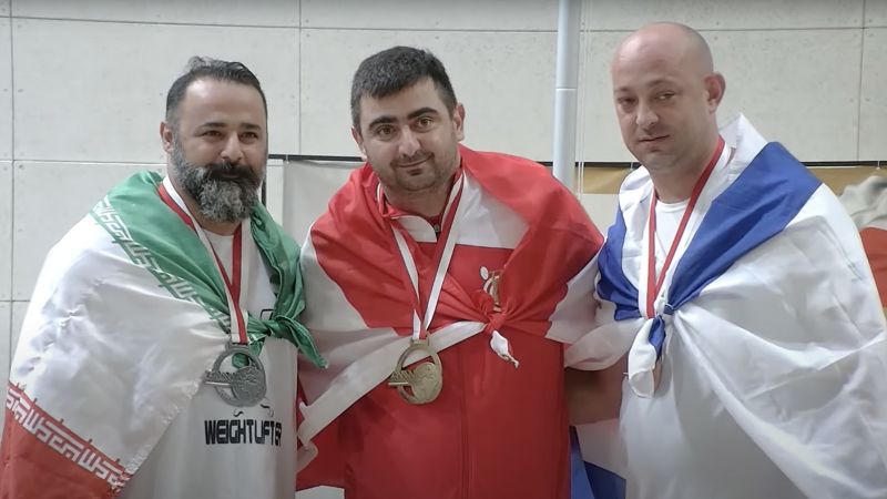 Iran bans weightlifter for life for shaking Israeli athlete’s hand | CNN 

Iran has banned a weightlifter for life after he shook hands with an Israeli athlete.