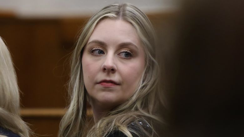Former Richneck Elementary School teacher Abby Zwerner waits for court to begin during her civil lawsuit against the former assistant principal of the school where Zwerner was shot, Thursday, Oct. 30, 2025, in Newport News, Virginia. (Stephen M. Katz/The Virginian-Pilot/Tribune News Service via Getty Images)