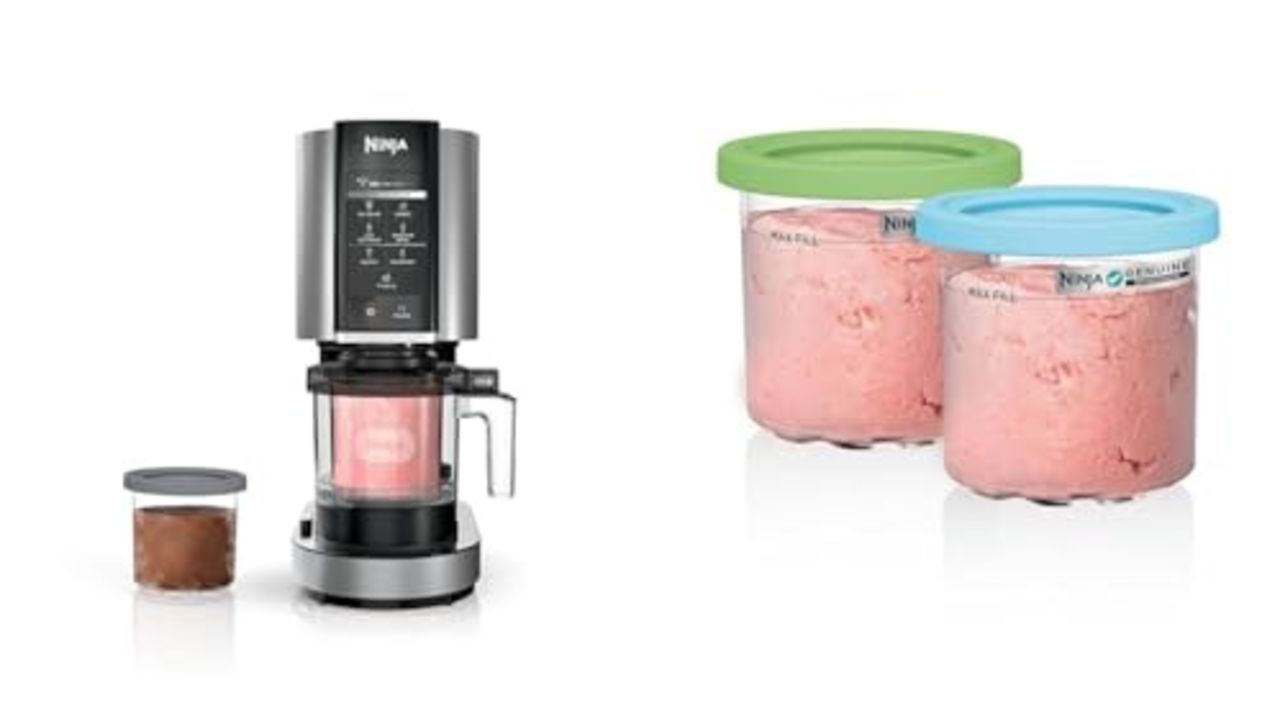 Ninja NC301 Creami Ice Cream Maker Bundle