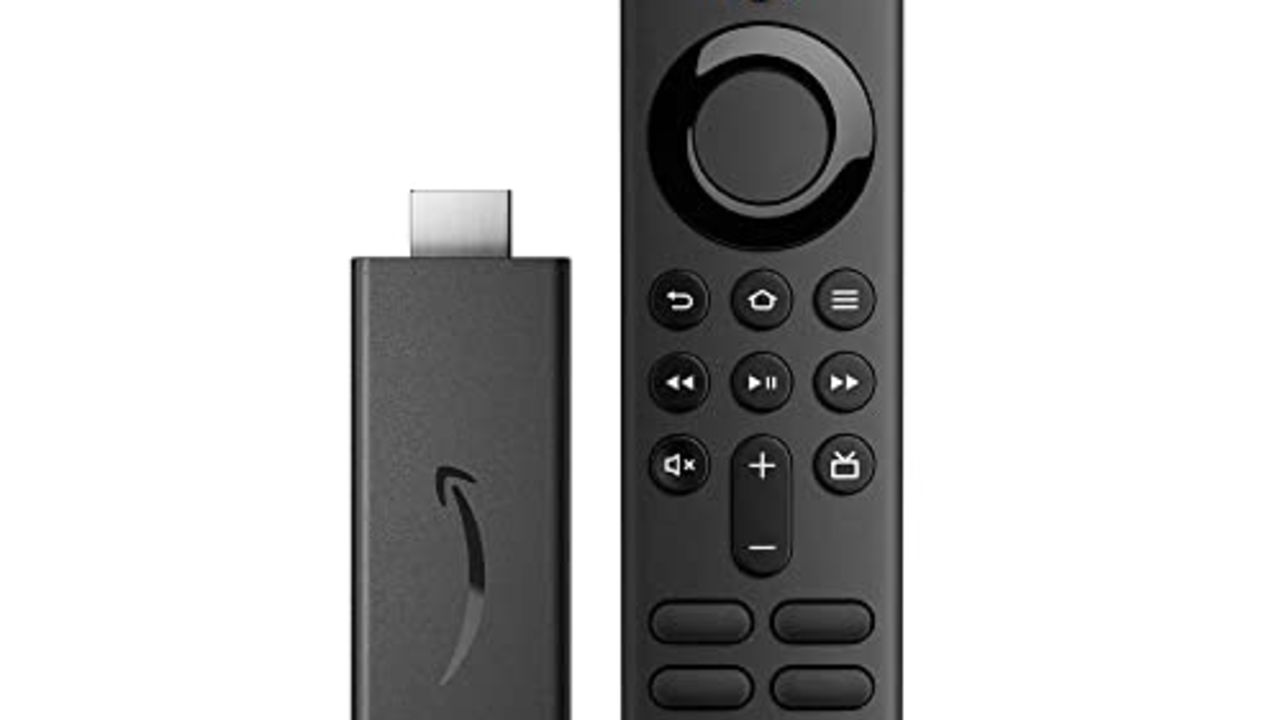 Amazon Fire TV Stick, HD, sharp picture quality, fast streaming, free & live TV, Alexa Voice Remote with TV controls