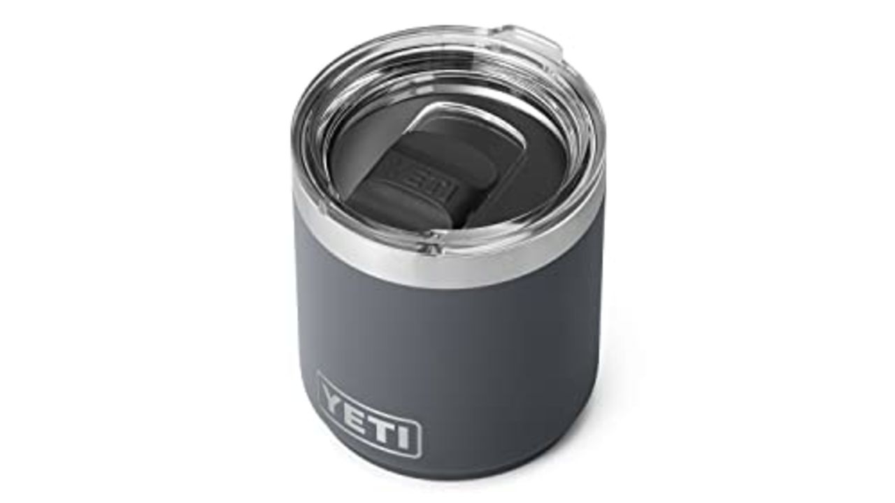 YETI Rambler 10 oz Stackable Lowball 2.0, Vacuum Insulated, Stainless Steel with MagSlider Lid, Charcoal