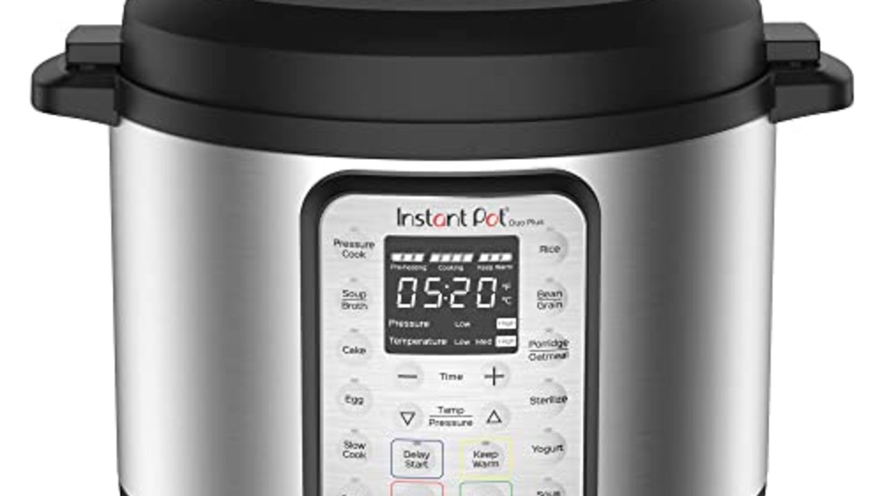 Instant Pot Duo Plus 9-in-1 Electric Pressure Cooker, Slow Cooker, Rice Cooker, Steamer, Sauté, Yogurt Maker, Warmer & Sterilizer, Includes App With Over 800 Recipes, Stainless Steel, 8 Quart