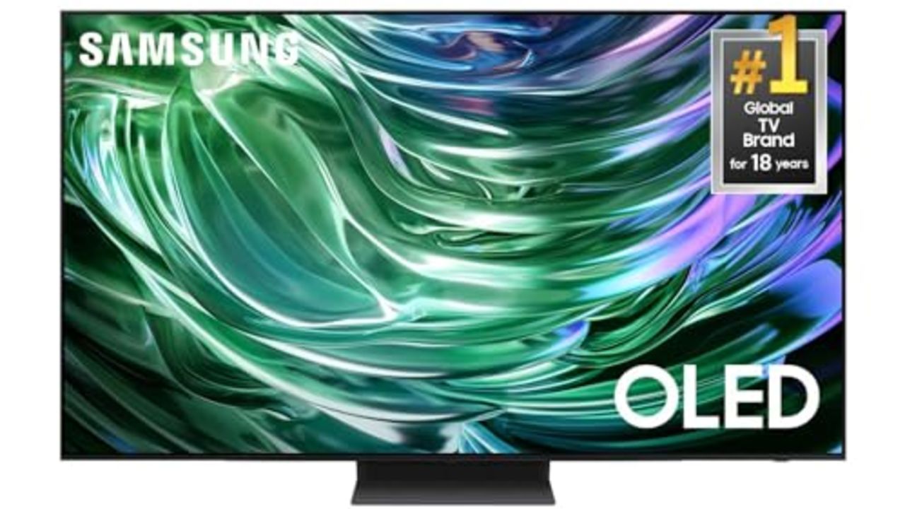 SAMSUNG 83-Inch Class OLED 4K S90D Series HDR+ Smart TV w/Dolby Atmos, Object Tracking Sound Lite, Motion Xcelerator, Real Depth Enhancer, 4K AI Upscaling, Alexa Built-in (QN83S90D, 2024 Model)