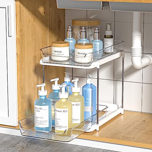 Delamu 2-Tier Multipurpose Bathroom Cabinet Organizer