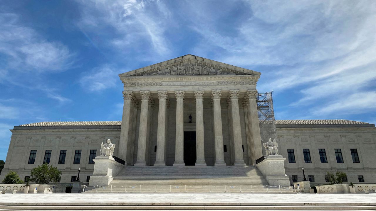 The Supreme Court building in Washington, DC, on June 1. 