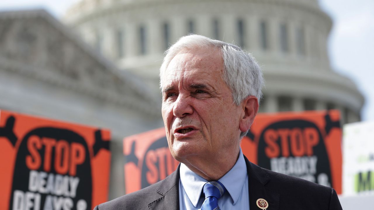Rep. Lloyd Doggett speaks during a news conference on July 25, 2023 in Washington, DC. 