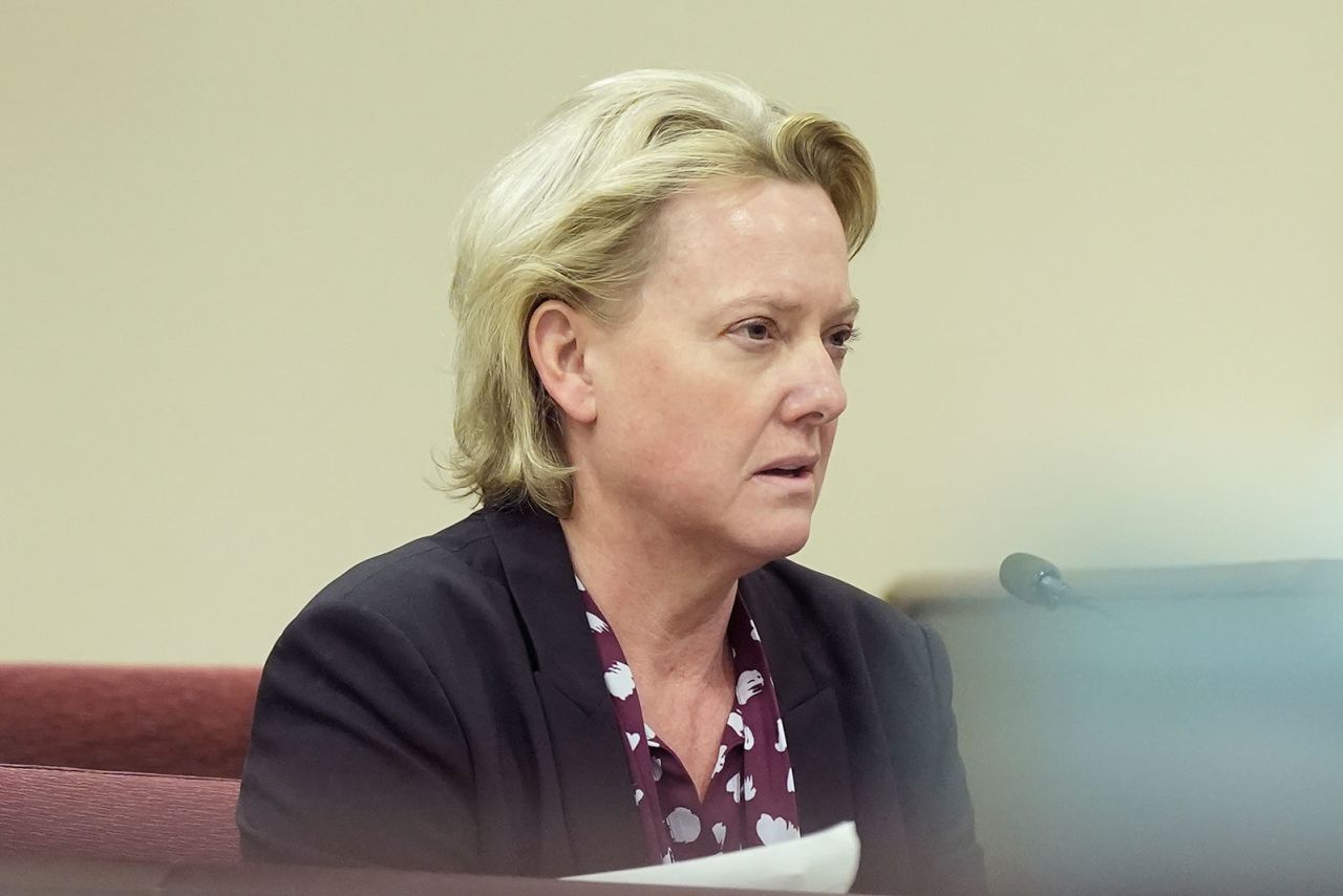 Special prosecutor Kari Morrissey speaks during the trial on Friday, July 12