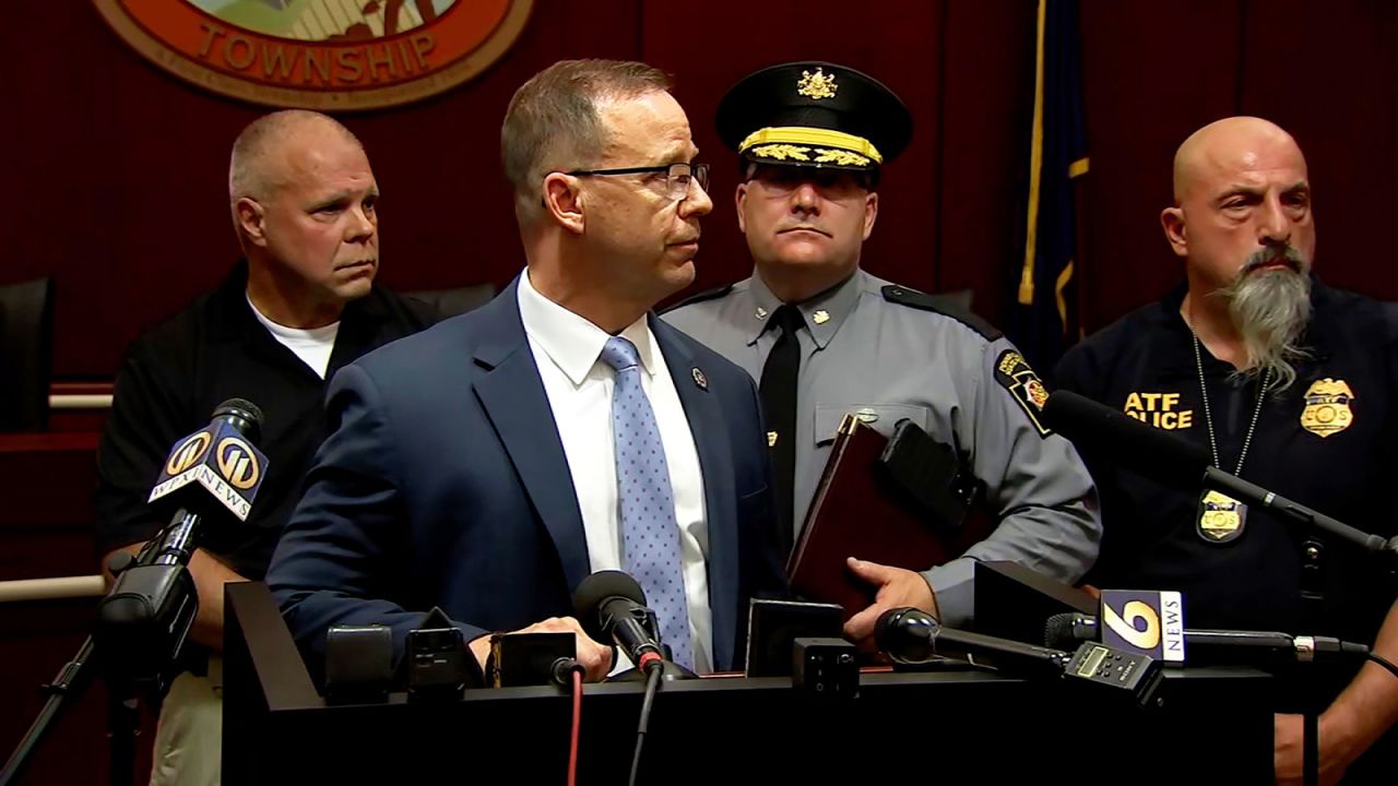  Kevin Rojek, FBI special agent in charge of the Pittsburgh office, speaks during a press conference on Saturday, July 13.