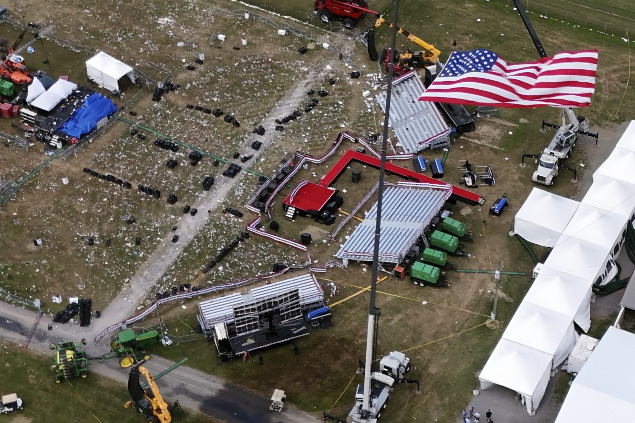 The Butler Farm Show grounds is seen Monday.