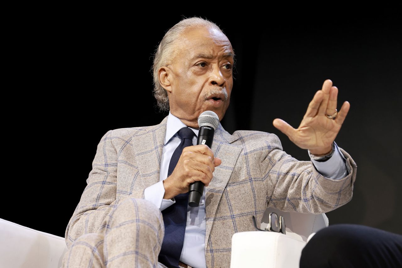 Rev. Al Sharpton speaks during an event in New Orleans on July 5.