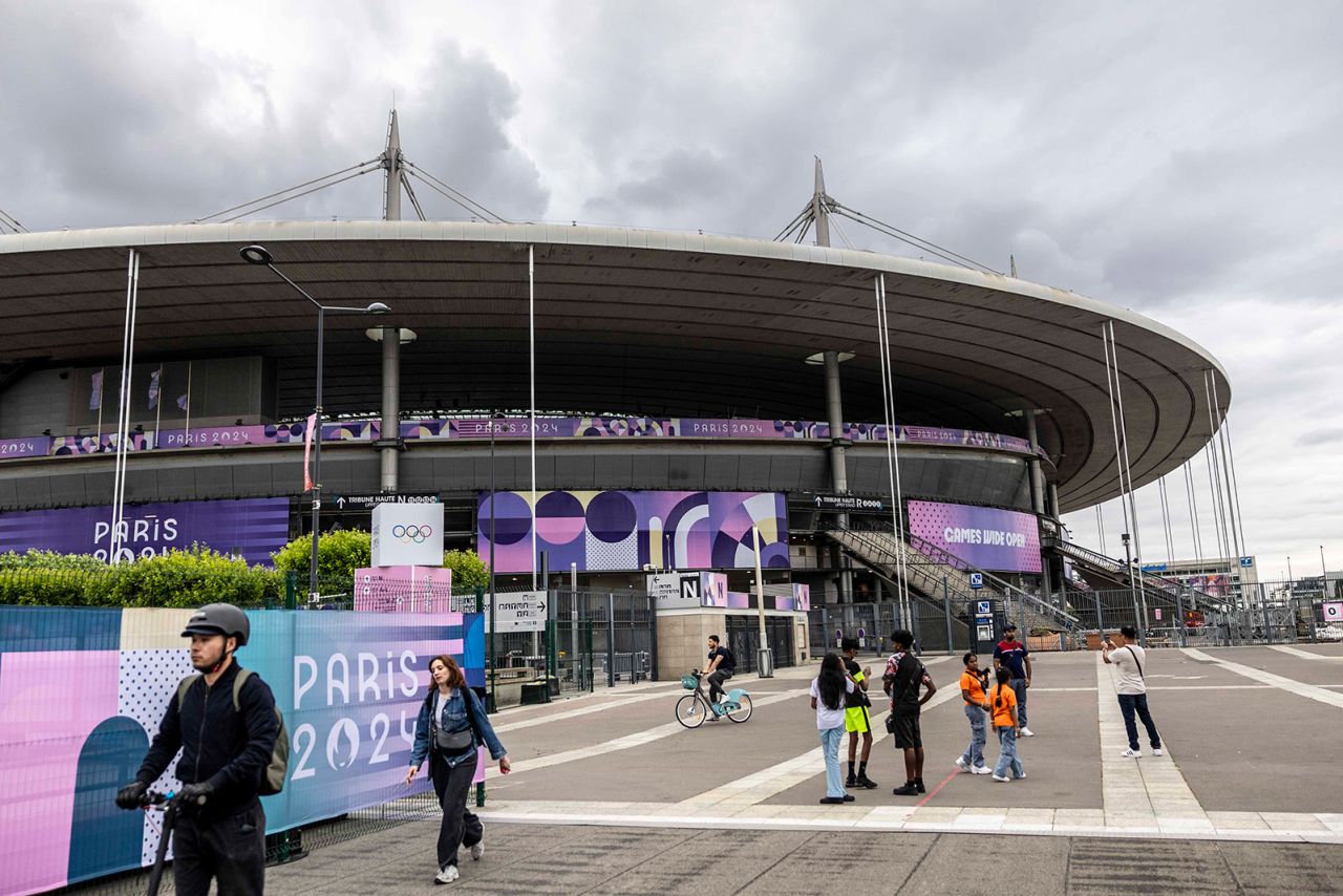 A general view of the Stade de France in Seine-Saint-Denison, Paris, France on July 16.