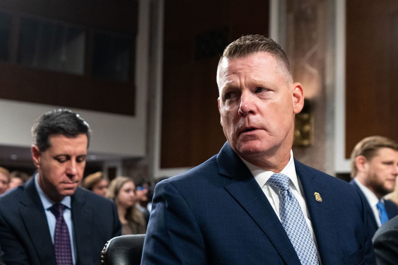 Rowe during the Senate Homeland Security and Governmental Affairs Committee and Senate Judiciary Committee joint hearing on "Examination of the Security Failures Leading to the Assassination Attempt on Former President Trump" on Tuesday in Washington, DC. 