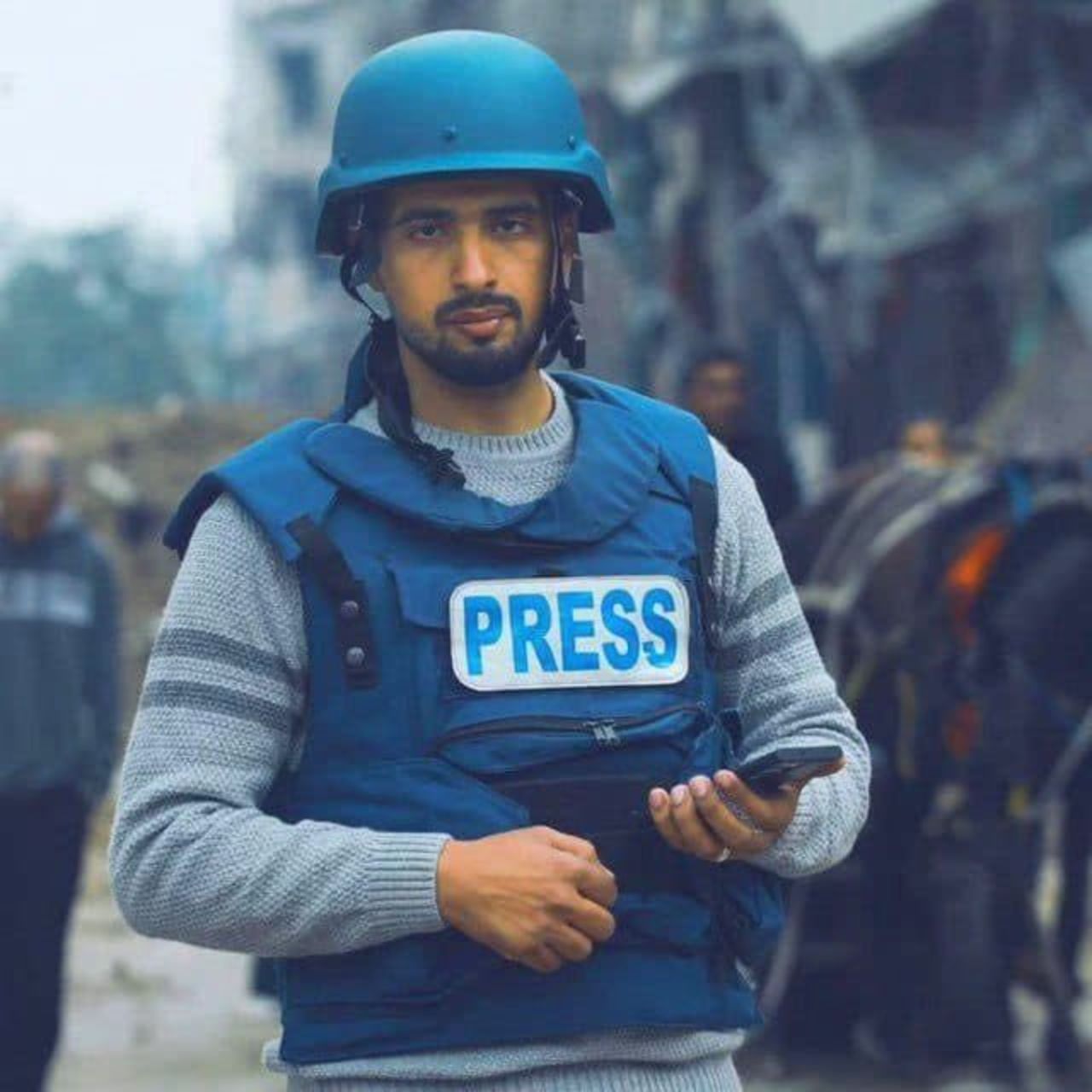 Undated photo of Ismail al-Ghoul, correspondent for the Al Jazeera network. 