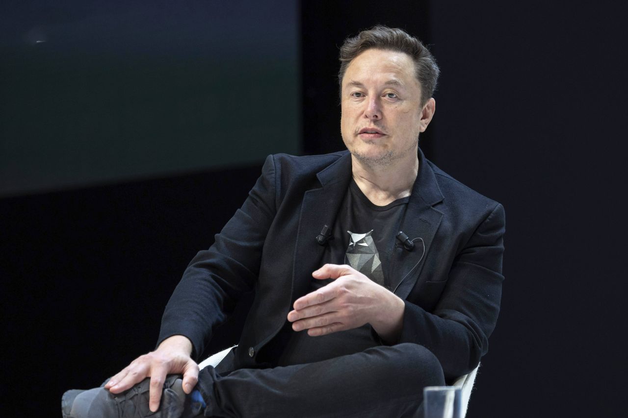 Elon Musk attends the Cannes Lions International Festival Of Creativity 2024??on June 19, 2024 in Cannes, France.