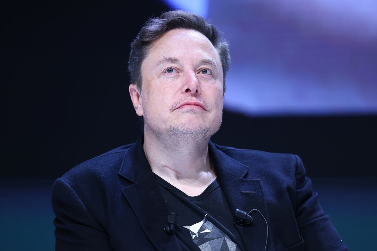 Elon Musk attends an event in Cannes, France on June 19.