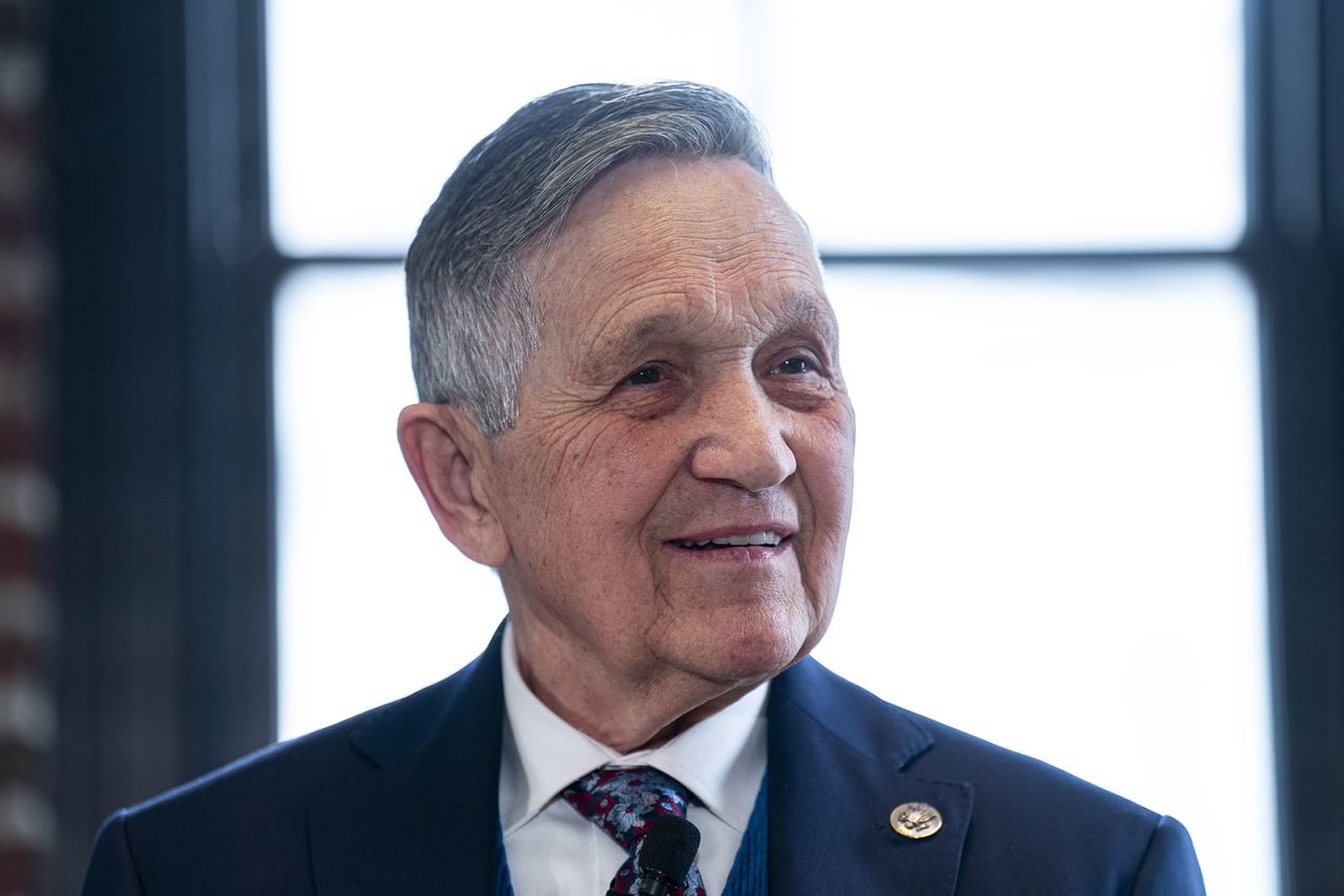 Dennis Kucinich is seen in Washington, DC, on Wednesday, May 15.