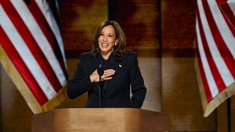 DNC Live Updates: Kamala Harris Accepts Her Party’s Historic Nomination