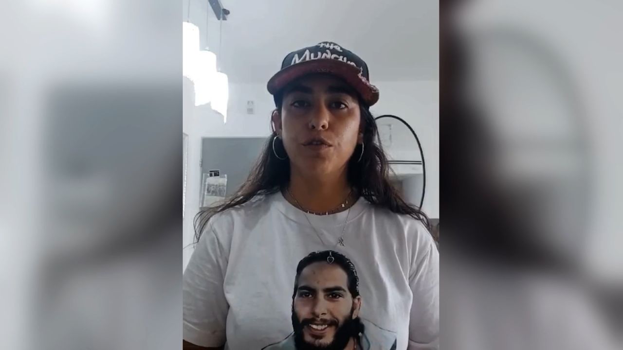 Former Israeli hostage Ilana Gritzewsky speaks in a video message.