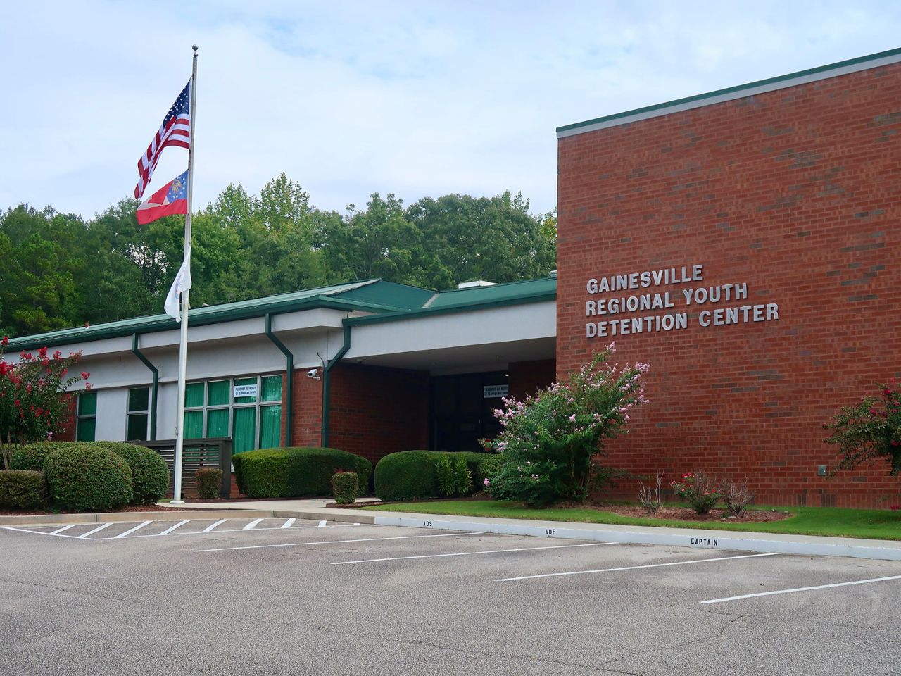 The Gainesville Regional Youth Detention Center is seen on Thursday in Gainesville, Georgia. 