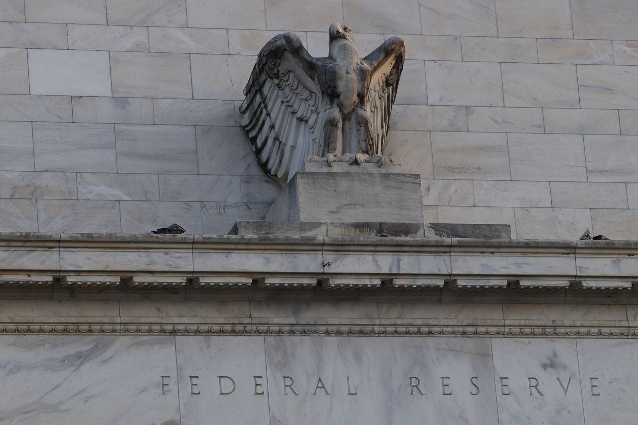 The Marriner S. Eccles Federal Reserve building seen on August 25 in Washington. 