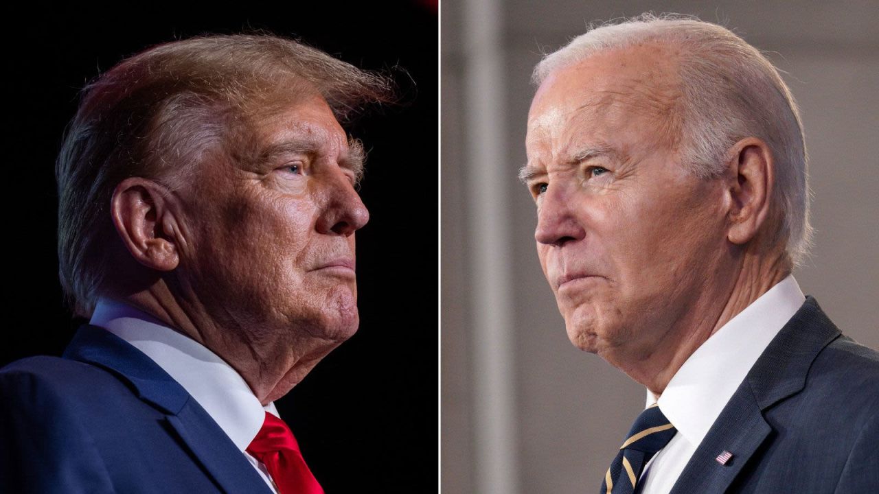 Donald Trump and Joe Biden.