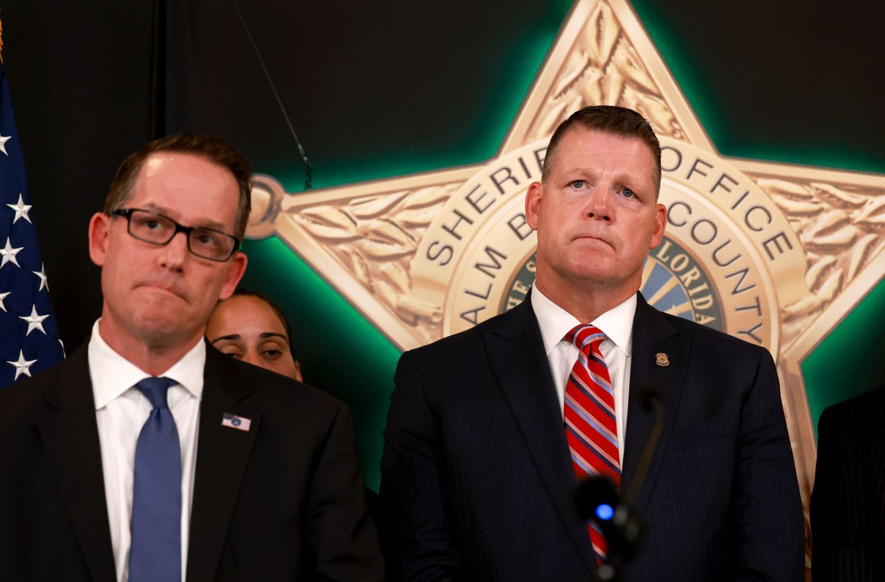 Acting Director Ronald Rowe Jr. of the US Secret Service attends a press conference regarding an apparent assassination attempt on former President Donald Trump on September 16, 2024 in West Palm Beach, Florida.