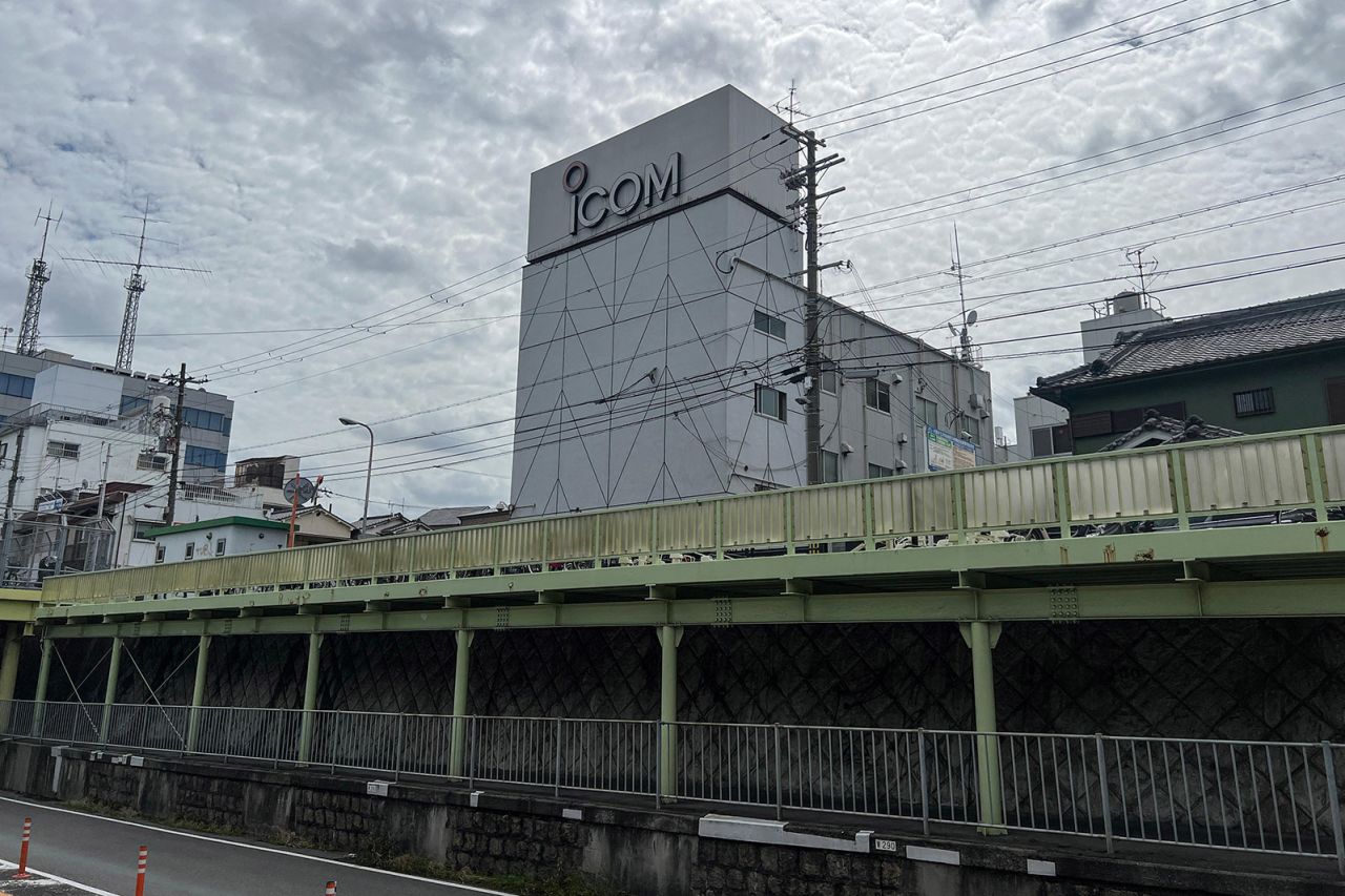 The sales office for Japanese walkie-talkie maker ICOM in the city of Osaka, Japan, on September 19. 