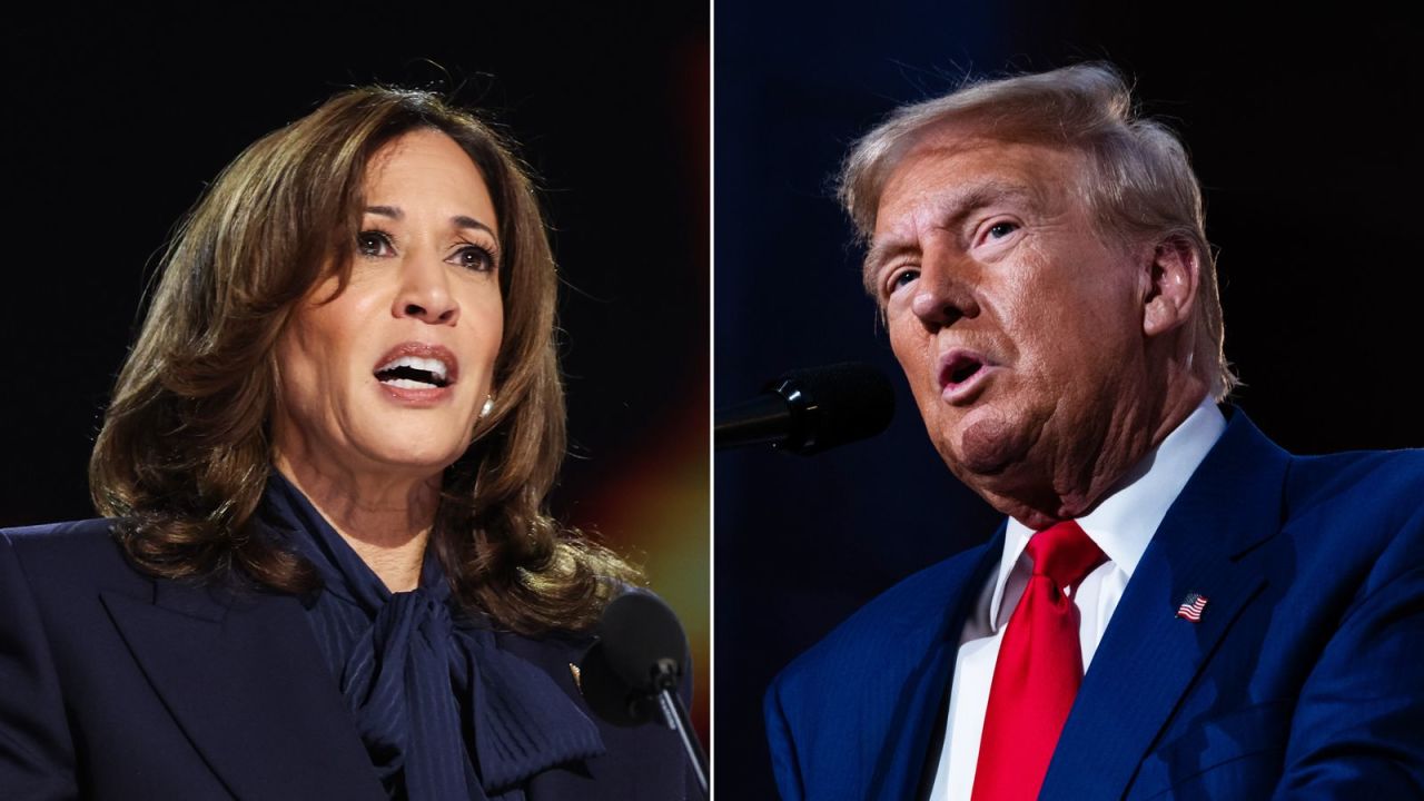 Vice President Kamala Harris and former President Donald Trump.