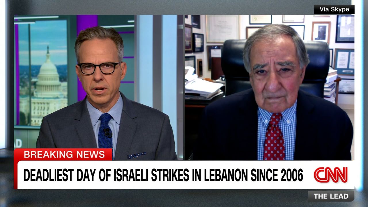 CNN's Jake Tapper speaks with Leon Panetta on September 23.