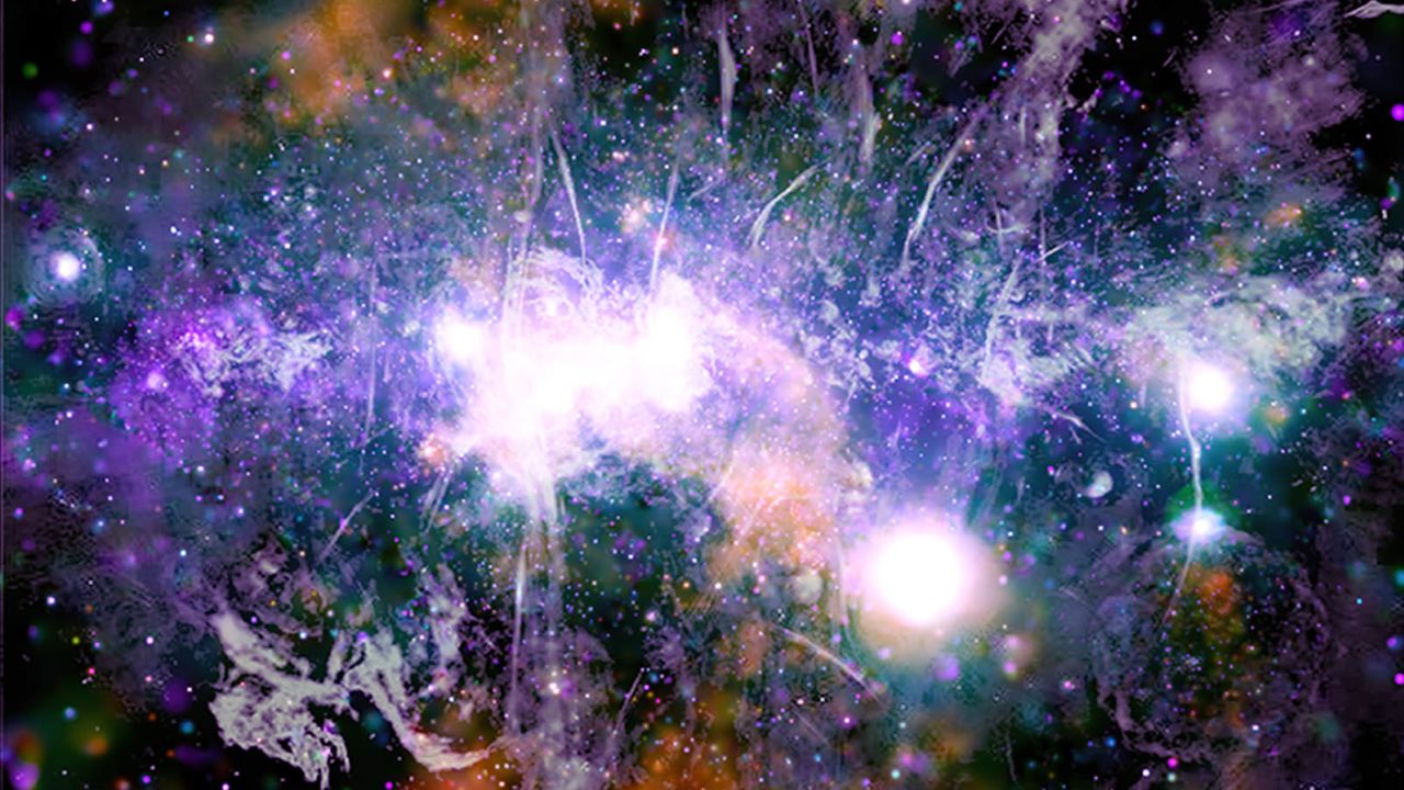 Threads of superheated gas and magnetic fields are weaving a tapestry of energy at the center of the Milky Way galaxy.