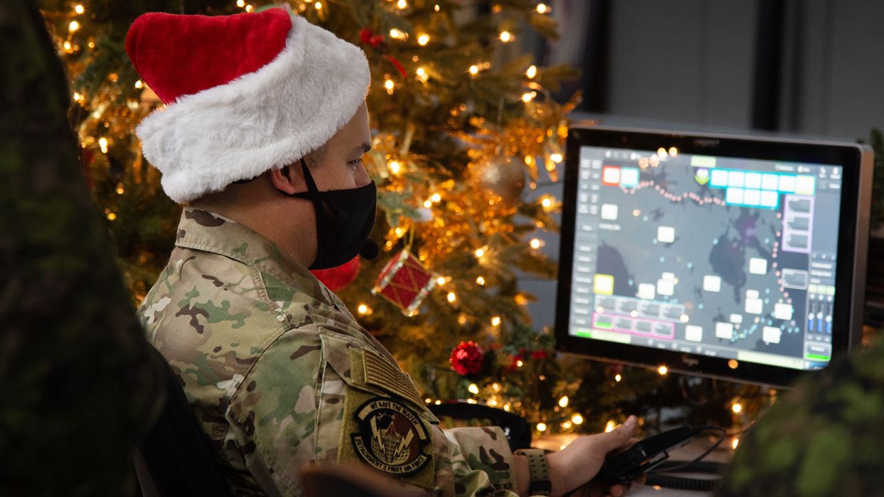 NORAD starts tracking Santa at 6 a.m. ET on Christmas Eve.