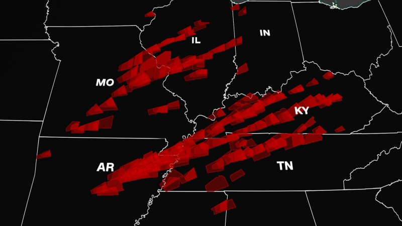 Tornadoes Slam Through Six States, Kiling At Least 50 People: Live ...