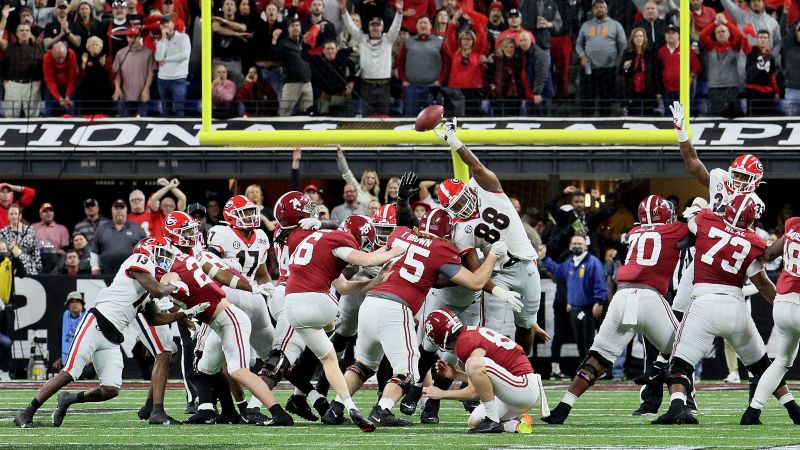 Georgia Vs Alabama: Live Updates On The College Football Playoff ...