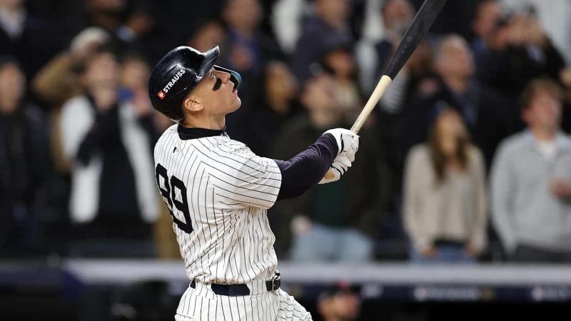 The New York Yankees take a 2-0 ALCS lead when Aaron Judge hits his first HR of the postseason