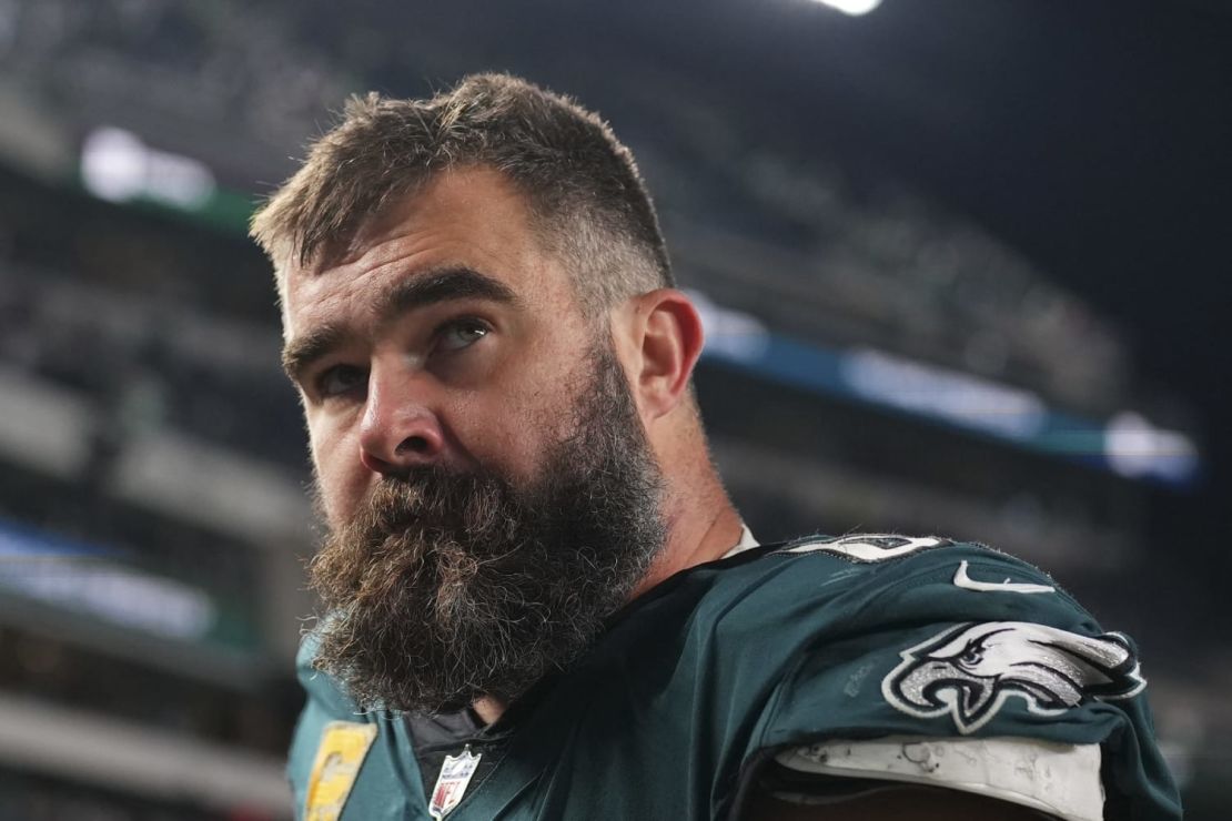 Jason Kelce spent his entire 13-season NFL career with the Philadelphia Eagles, including the team's 2018 Super Bowl win.
