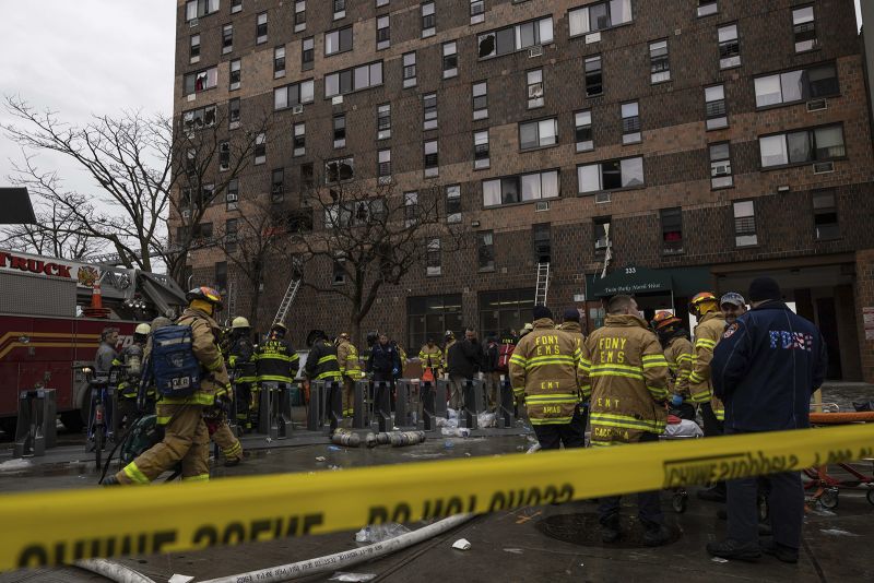 Live Updates: NY Building Fire In Bronx Apartment Block | CNN