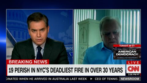 Thomas Von Essen, former FDNY Commissioner, speaks with CNN's Jim Acosta on Sunday, January 9, 2022.