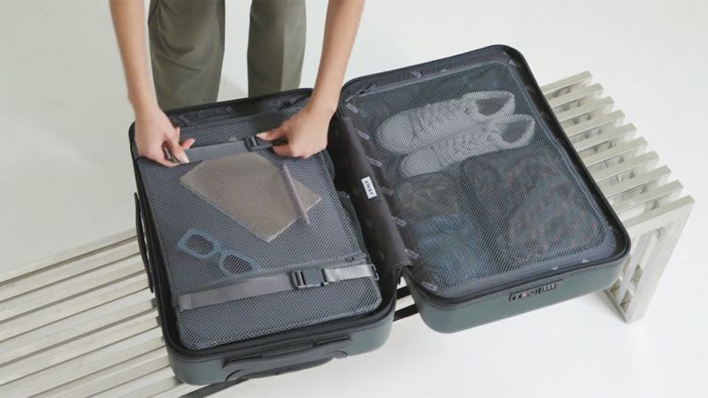 Spinner luggage cheap with brakes