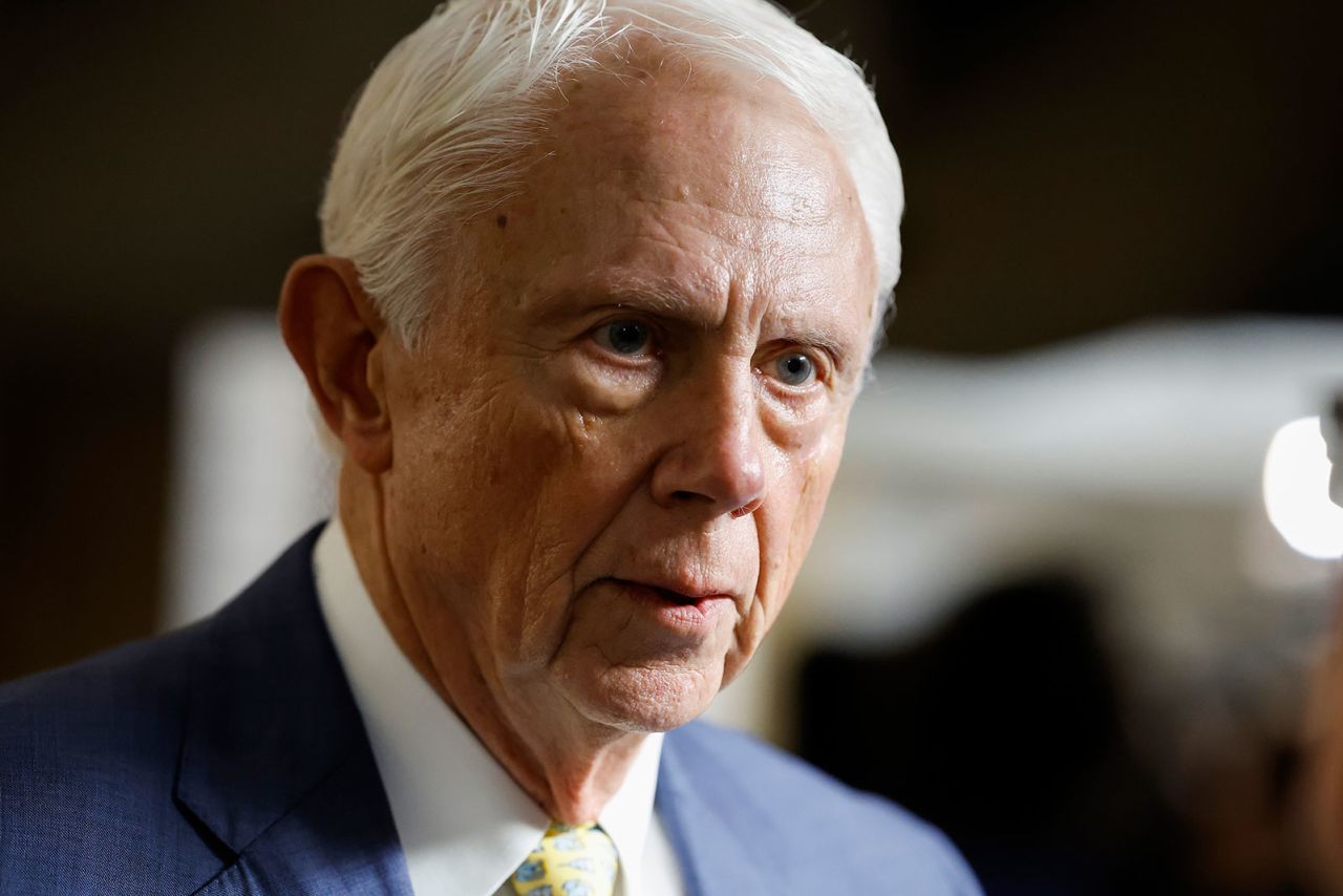 Bergman speaks to reporters  at the US Capitol on October 19.