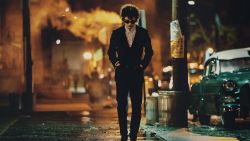 Timothée Chalamet in A COMPLETE UNKNOWN.