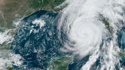 Hurricane Helene is seen in a satellite photo on September 26, 2024.